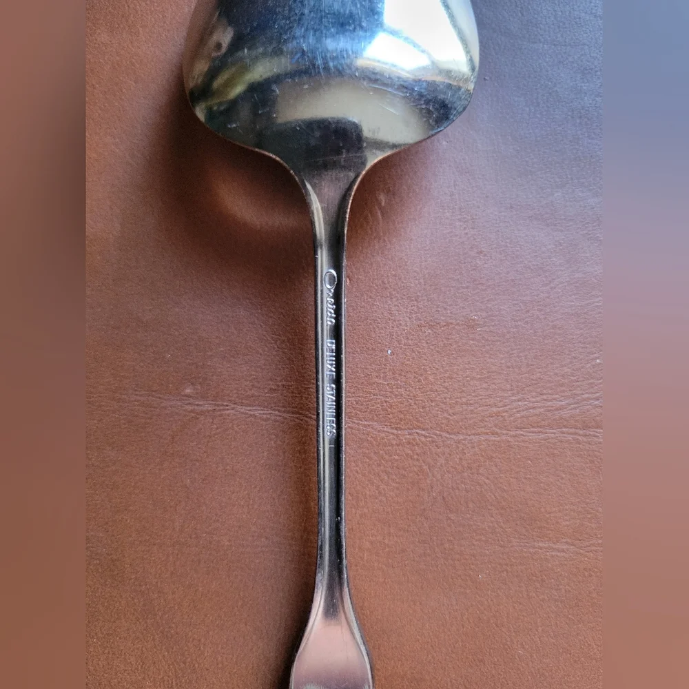 Oneida Deluxe SATIN Stainless Flatware / Silverware Spoon